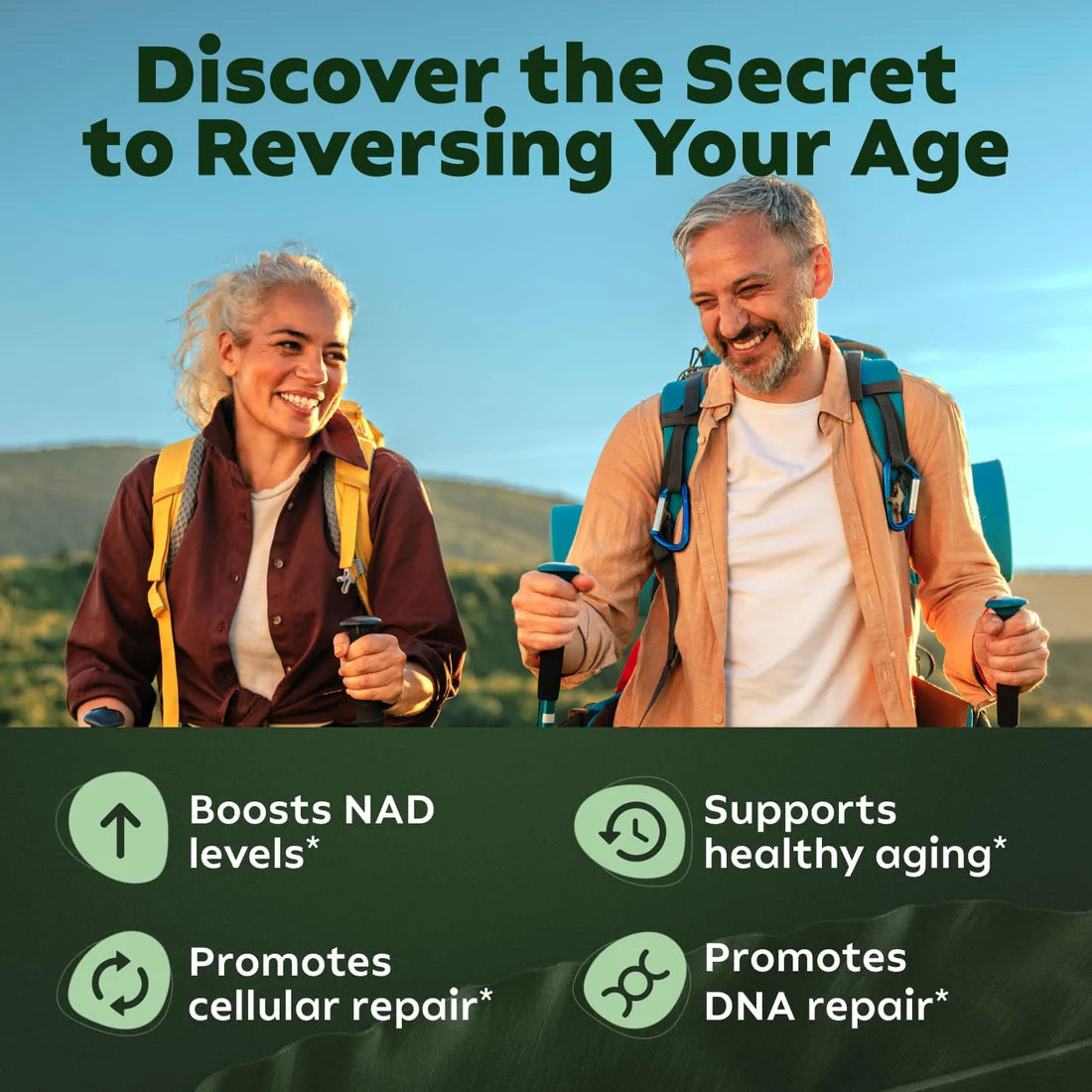 High Purity NAD+ Supplement for Anti-Aging, Energy & Focus