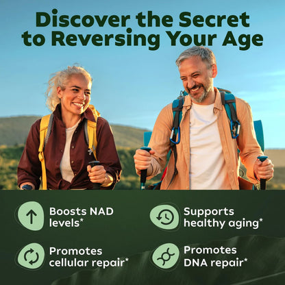 High Purity NAD+ Supplement for Anti-Aging, Energy & Focus